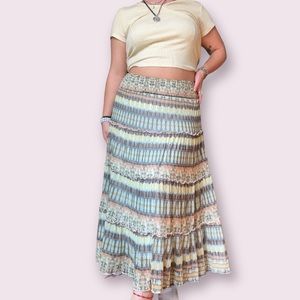 long maxi hippie skirt
